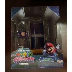 Jakks Pacific Nintendo Super Mario Galaxy Movie WONDER BOWSER JR Star Launcher